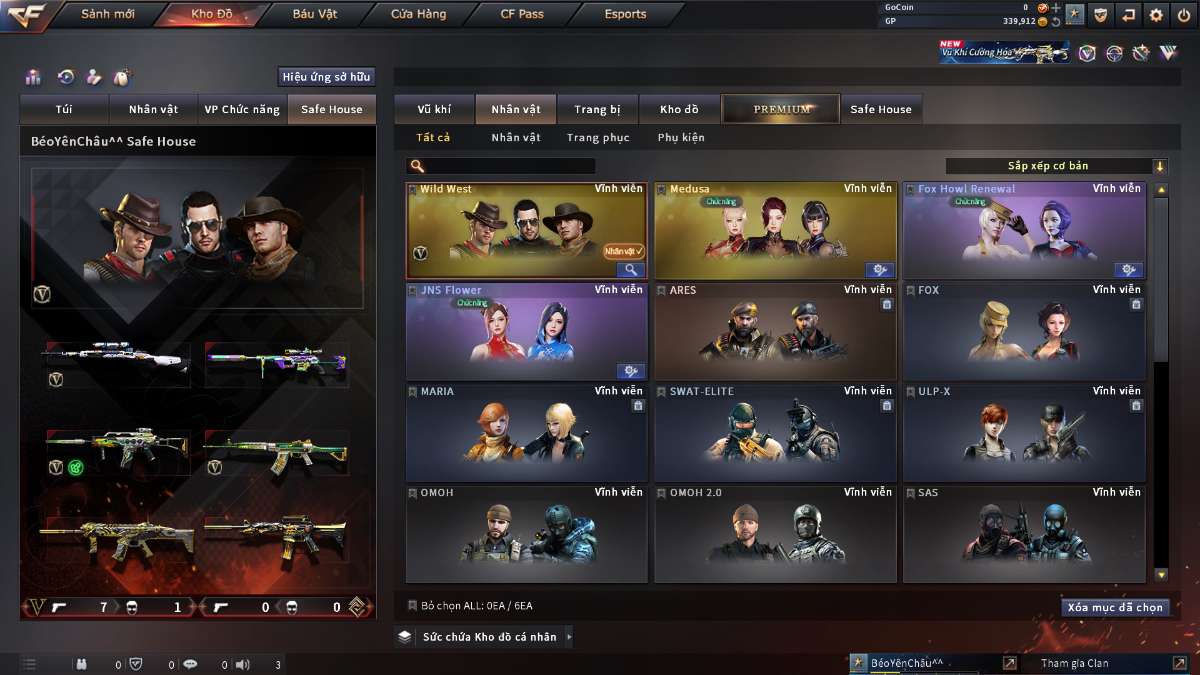 shop acc cf uy tin gia re